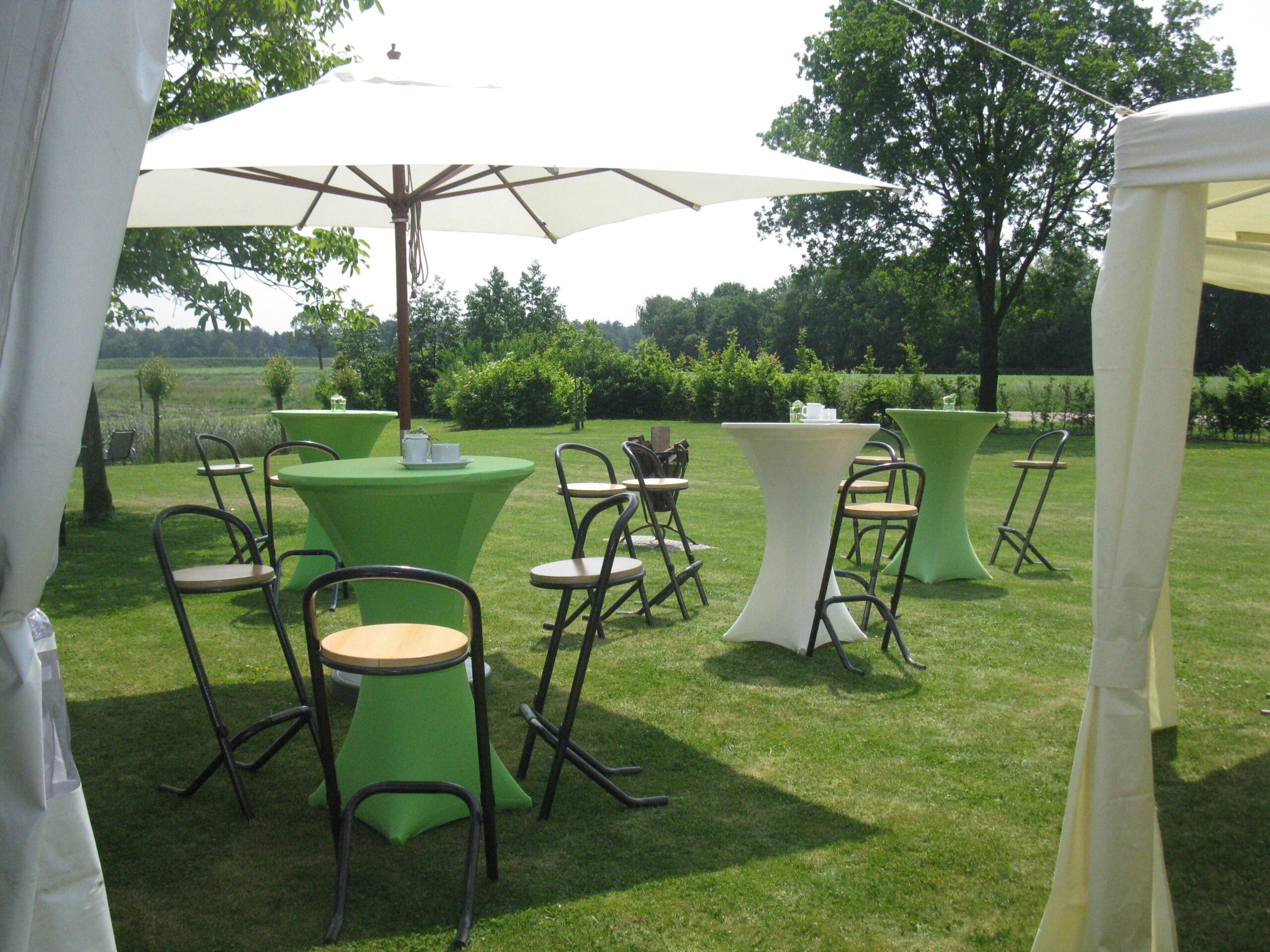 parasol ecru huren Top Partyverhuur